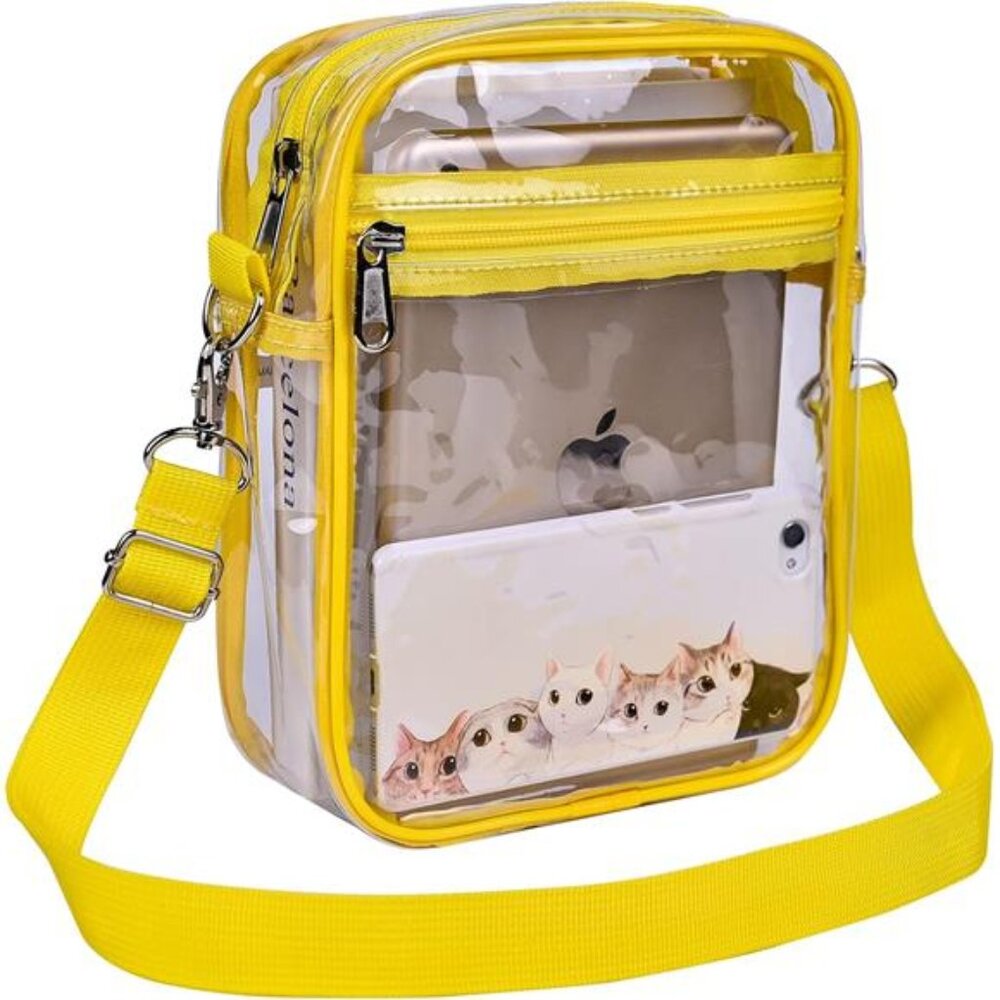 Clear Purse Stadium Clear Messenger Bag Stadium Approved for Men and Women